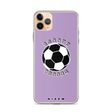 Load image into Gallery viewer, Soccer iPhone Case (Purple 2)