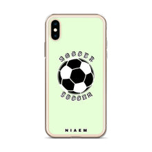 Load image into Gallery viewer, Soccer iPhone Case (Green 2)