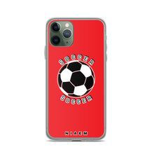 Load image into Gallery viewer, Soccer iPhone Case (Red 1)
