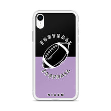 Load image into Gallery viewer, American Football iPhone Case (Black &amp; Purple 2)