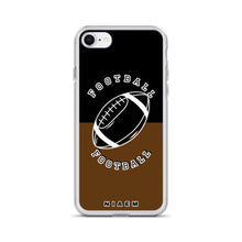 Load image into Gallery viewer, American Football iPhone Case (Black &amp; Brown)