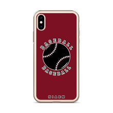 Load image into Gallery viewer, Baseball iPhone Case (Red 2)