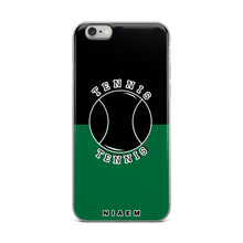 Load image into Gallery viewer, Tennis iPhone Case (Black &amp; Green 1)
