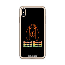 Load image into Gallery viewer, Orange Basset Hound iPhone Case