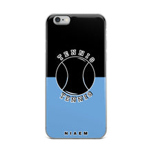 Load image into Gallery viewer, Tennis iPhone Case (Black &amp; Blue 1)