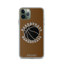 Load image into Gallery viewer, Basketball iPhone Case (Brown)