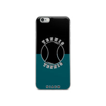 Load image into Gallery viewer, Tennis iPhone Case (Black &amp; Blue 4)