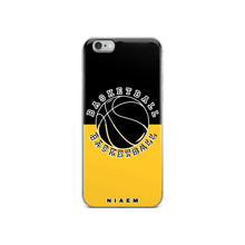 Load image into Gallery viewer, Basketball iPhone Case (Black &amp; Yellow)
