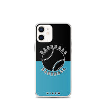 Load image into Gallery viewer, Baseball iPhone Case (Black &amp; Blue)