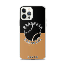 Load image into Gallery viewer, Baseball iPhone Case (Black &amp; Nude)