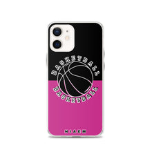 Load image into Gallery viewer, Basketball iPhone Case (Black &amp; Pink)