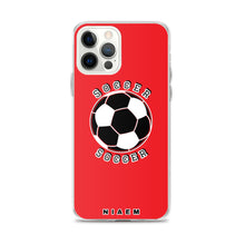 Load image into Gallery viewer, Soccer iPhone Case (Red 1)