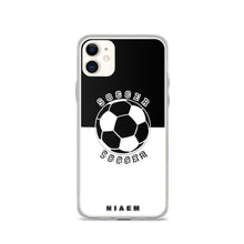 Load image into Gallery viewer, Soccer iPhone Case (Black &amp; White)