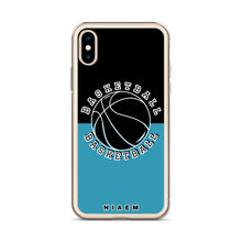 Load image into Gallery viewer, Basketball iPhone Case (Black &amp; Blue)