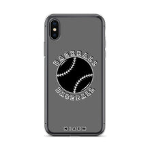 Load image into Gallery viewer, Baseball iPhone Case (Grey)