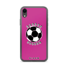 Load image into Gallery viewer, Soccer iPhone Case (Pink)