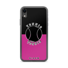 Load image into Gallery viewer, Tennis iPhone Case (Black &amp; Pink)