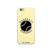 Load image into Gallery viewer, Baseball iPhone Case (Yellow 2)