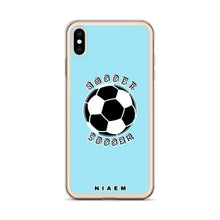 Load image into Gallery viewer, Soccer iPhone Case (Blue 6)