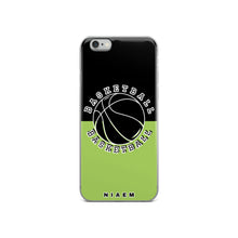 Load image into Gallery viewer, Basketball iPhone Case (Black &amp; Green 3)