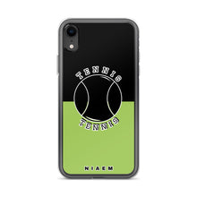 Load image into Gallery viewer, Tennis iPhone Case (Black &amp; Green 3)