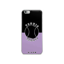 Load image into Gallery viewer, Tennis iPhone Case (Black &amp; Purple 2)