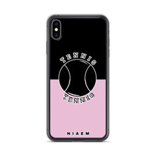 Load image into Gallery viewer, Tennis iPhone Case (Black &amp; Pink 4)