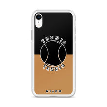 Load image into Gallery viewer, Tennis iPhone Case (Black &amp; Nude)