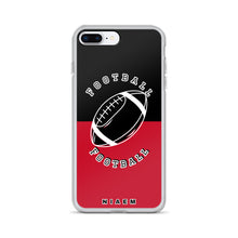 Load image into Gallery viewer, American Football iPhone Case (Black &amp; Red)