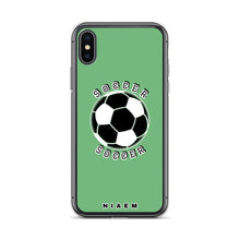 Load image into Gallery viewer, Soccer iPhone Case (Green 4)