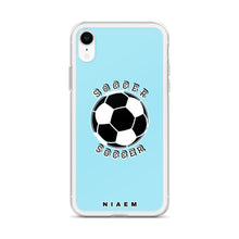 Load image into Gallery viewer, Soccer iPhone Case (Blue 6)