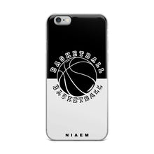 Load image into Gallery viewer, Basketball iPhone Case (Black &amp; Grey 3)