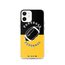 Load image into Gallery viewer, American Football iPhone Case (Black &amp; Yellow)