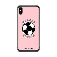 Load image into Gallery viewer, Soccer iPhone Case (Pink 3)