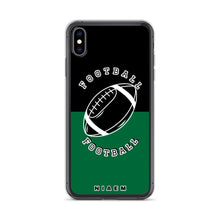 Load image into Gallery viewer, American Football iPhone Case (Black &amp; Green 1)