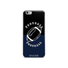 Load image into Gallery viewer, American Football iPhone Case (Black &amp; Navy)