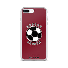 Load image into Gallery viewer, Soccer iPhone Case (Red 2)