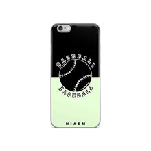 Load image into Gallery viewer, Baseball iPhone Case (Black &amp; Green 2)