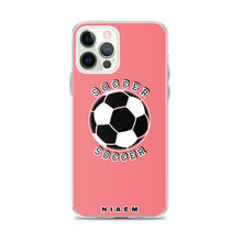 Load image into Gallery viewer, Soccer iPhone Case (Pink 2)