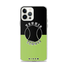 Load image into Gallery viewer, Tennis iPhone Case (Black &amp; Green 3)