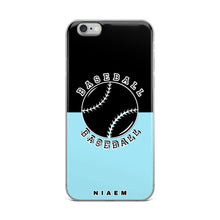 Load image into Gallery viewer, Baseball iPhone Case (Black &amp; Blue 6)