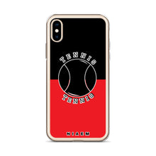 Load image into Gallery viewer, Tennis iPhone Case (Black &amp; Red 1)