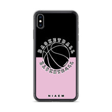 Load image into Gallery viewer, Basketball iPhone Case (Black &amp; Pink 4)
