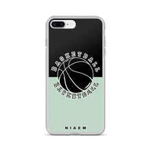 Load image into Gallery viewer, Basketball iPhone Case (Black &amp; Green 5)