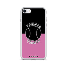 Load image into Gallery viewer, Tennis iPhone Case (Black &amp; Pink 1)