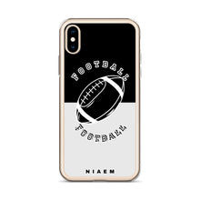 Load image into Gallery viewer, American Football iPhone Case (Black &amp; Grey 3)