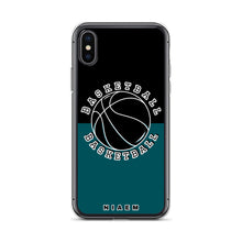Load image into Gallery viewer, Basketball iPhone Case (Black &amp; Blue 4)