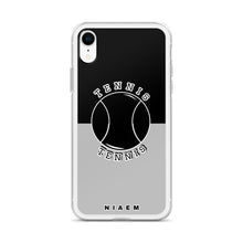 Load image into Gallery viewer, Tennis iPhone Case (Black &amp; Grey 2)