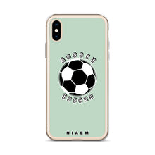 Load image into Gallery viewer, Soccer iPhone Case (Green 5)