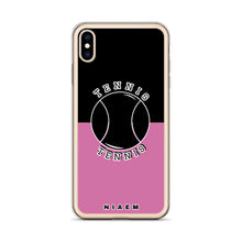Load image into Gallery viewer, Tennis iPhone Case (Black &amp; Pink 1)